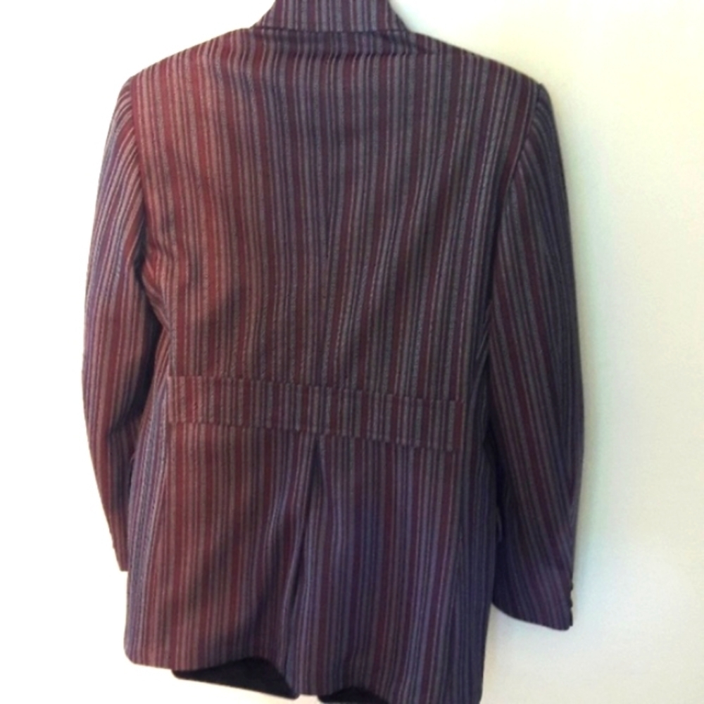 Retro ICON 70s Striped Blazer / Sportcoat, 42L - Picture 4 of 5